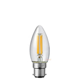 4W Candle Dimmable LED Bulb (B22) Clear
