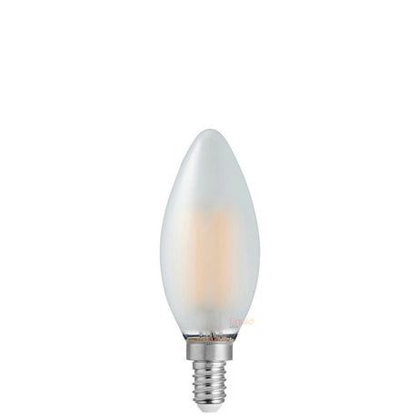 4W Candle Dimmable LED Bulb (E12) Frosted