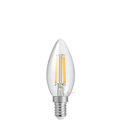 6W Candle LED E14 Clear in Natural White