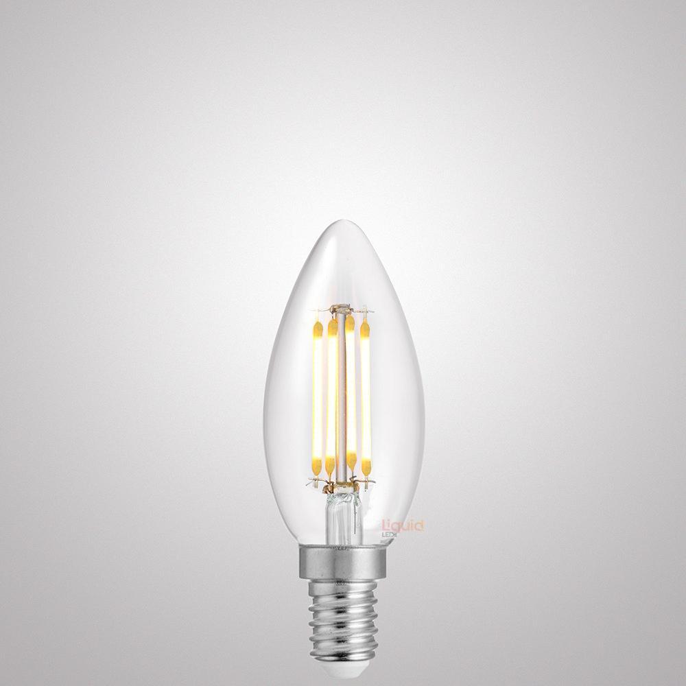 Filament Clear Candle LED 6W E14 Dimmable / Natural White - F614-C35-C