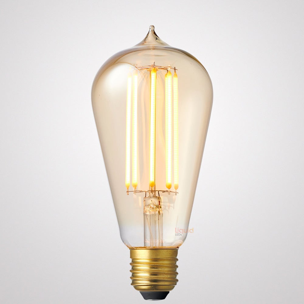 4W Edison Amber LED Bulb E27 in Ultra Warm