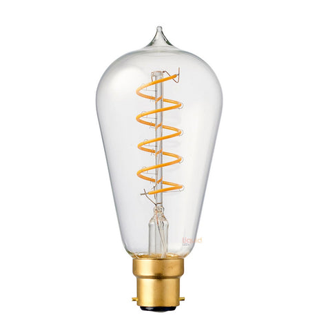 4W Edison Spiral LED Bulb in Extra Warm