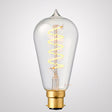 4W Edison Spiral LED Bulb B22 in Extra Warm