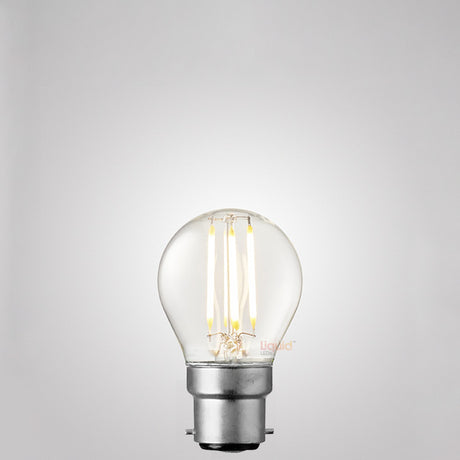 4W Fancy Round LED Bulb B22 in Warm White
