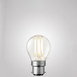 4W Fancy Round LED Bulb B22 in Warm White