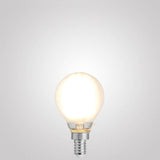 4W Fancy Round LED Bulb E12 Frost in Warm White