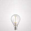 4W Fancy Round LED Bulb E14 Clear in Natural White