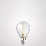 4W Fancy Round LED Bulb E14 Clear in Natural White