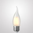 4W Flame Tip Candle LED Bulb E27 Frost in Warm White