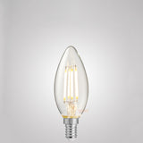 4W Candle Dimmable LED Clear in Warm White