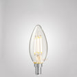 4W Candle Dimmable LED Clear in Warm White