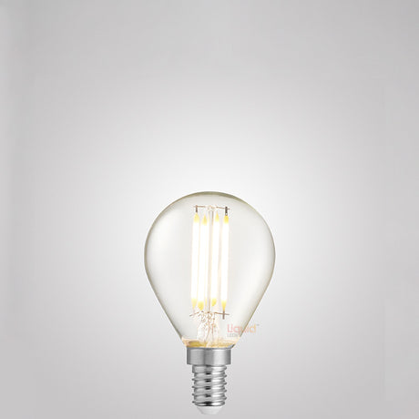 4W Round LED Bulb E14 Clear in Warm White