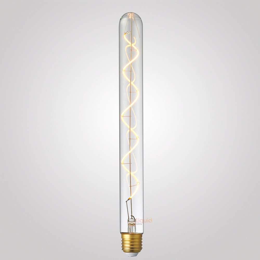 4W Long Tube Spiral LED Bulb E27 in Extra Warm