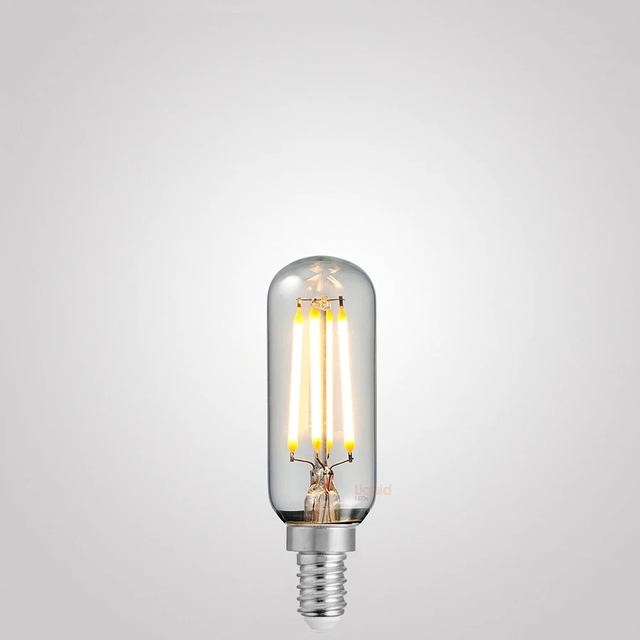 4W Tubular LED Bulb E12 Clear in Warm White