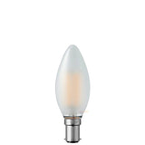 2 Watt LED Candle Dimmable Bulb B15 Frosted Warm White