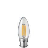 4W Candle LED Bulb Clear in Warm White