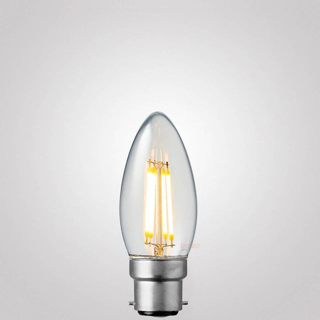 4W Candle Dimmable LED Bulb (B22) Clear in Warm White