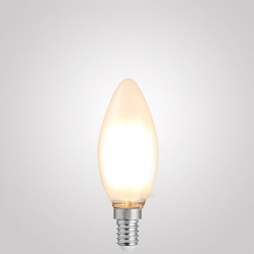 4W Candle Dimmable LED Bulb (E14) Frosted in Warm White