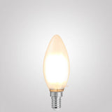 4W 12 Volt DC Candle Dimmable LED Bulb (E14) Frost in Warm White