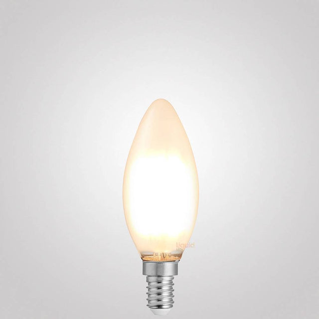 4W 12 Volt DC Candle Dimmable LED Bulb (E14) Frost in Warm White