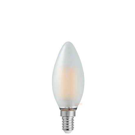 4W DC Candle Dimmable LED Filament Bulb (E14) Frost in Warm White
