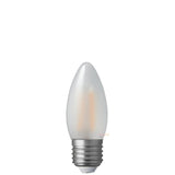6 Watt Candle Dimmable LED Filament Bulb (E27) Frosted Candle Bulbs
