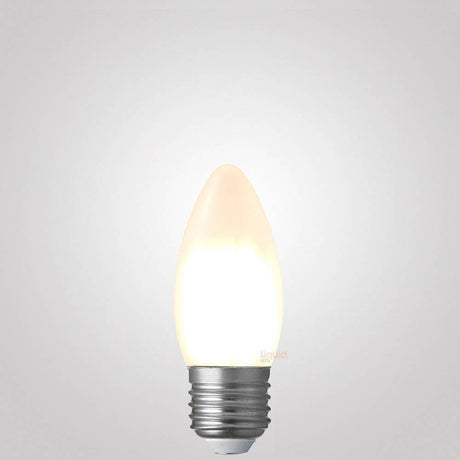 2W Candle Dimmable LED Bulb E27 Frosted in Warm White