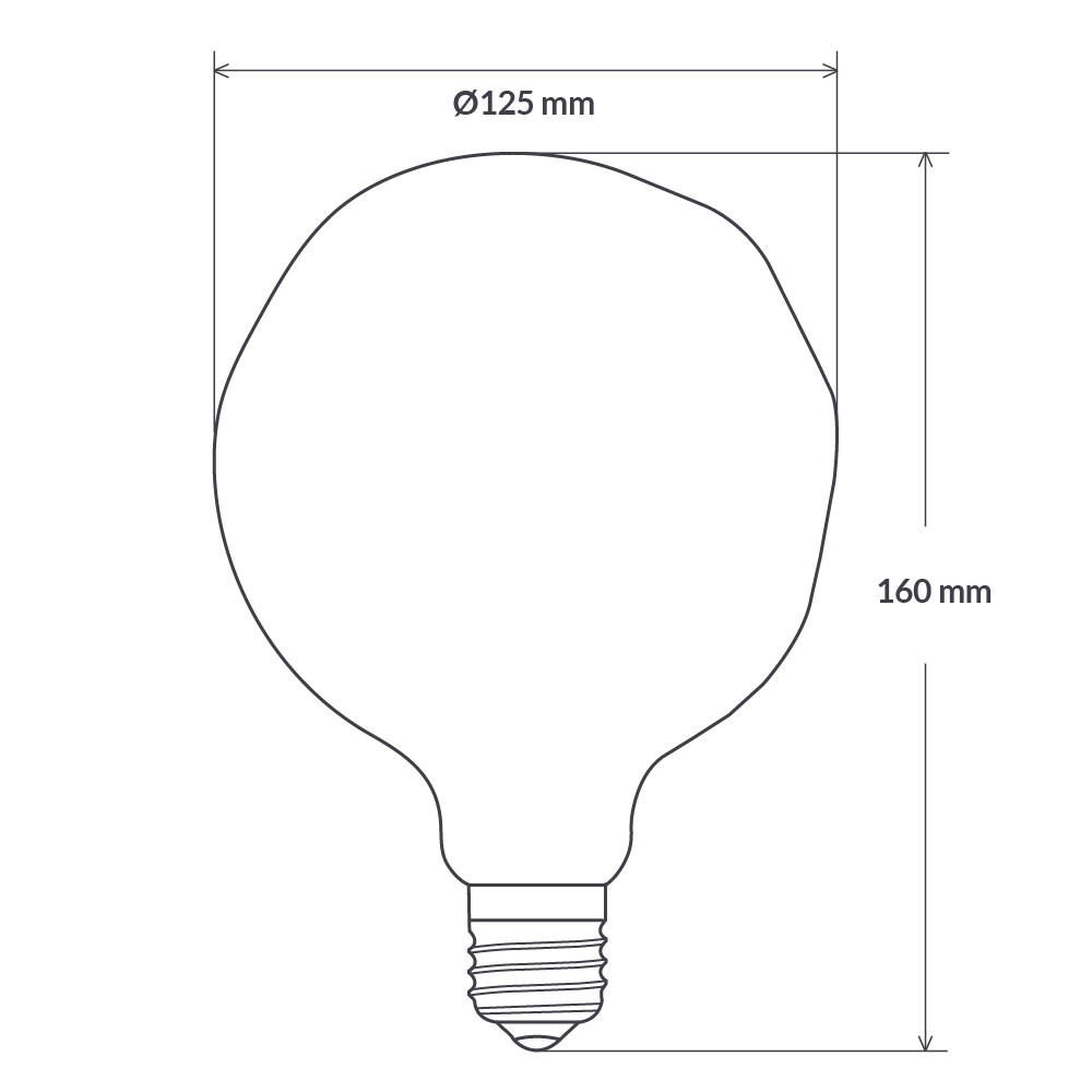 Designer 125mm LED Globe