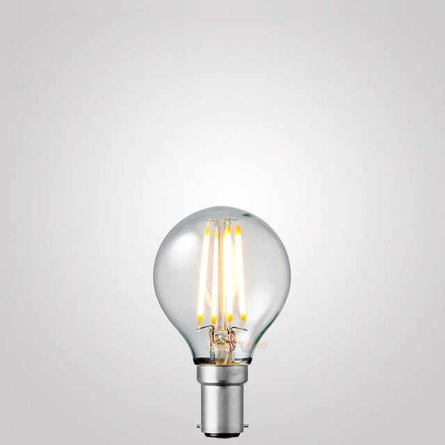 4W Fancy Round LED Bulb B15 Clear in Warm White