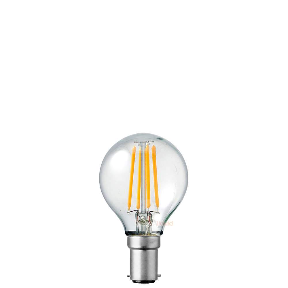 4W Fancy LED Bulb B15 Clear in Warm White