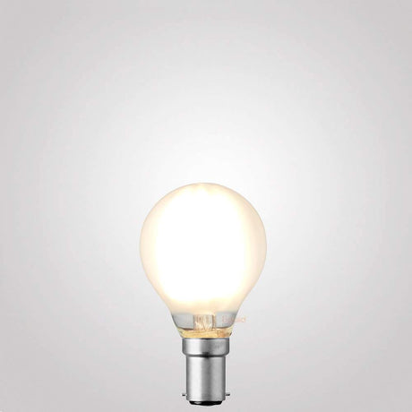 4W Fancy Round LED Bulb B15 Frost in Warm White