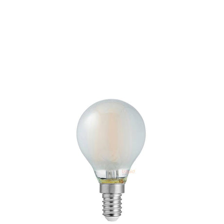 4W Fancy Round LED Bulb Frost in Warm White
