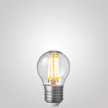 4W Fancy Round LED Bulb E27 Clear in Warm White
