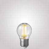 6W Fancy Round LED Bulb E27 Clear in Warm White