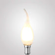 4W Flame Tip Candle LED Bulb B15 Frost in Warm White