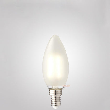 4W Candle LED Bulb E14 Frost in Natural White - LiquidLEDs™ - Candle Bulbs