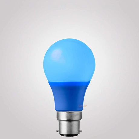 5W Blue GLS LED Light Bulb B22