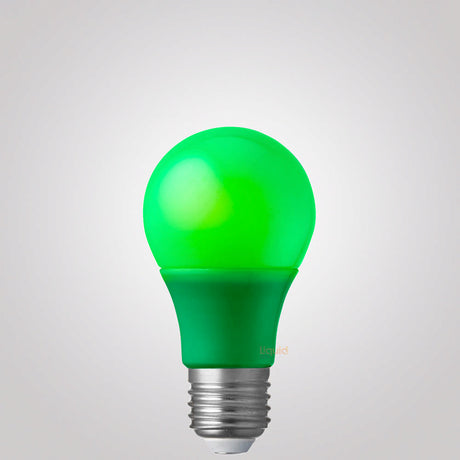 5W Green GLS LED Bulb E27