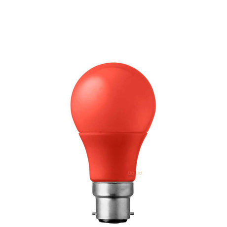 5W Red GLS LED Light Bulb B22