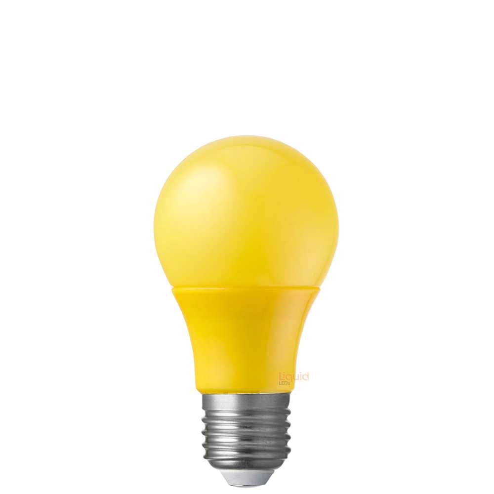 5W Yellow GLS LED Light Bulb E27