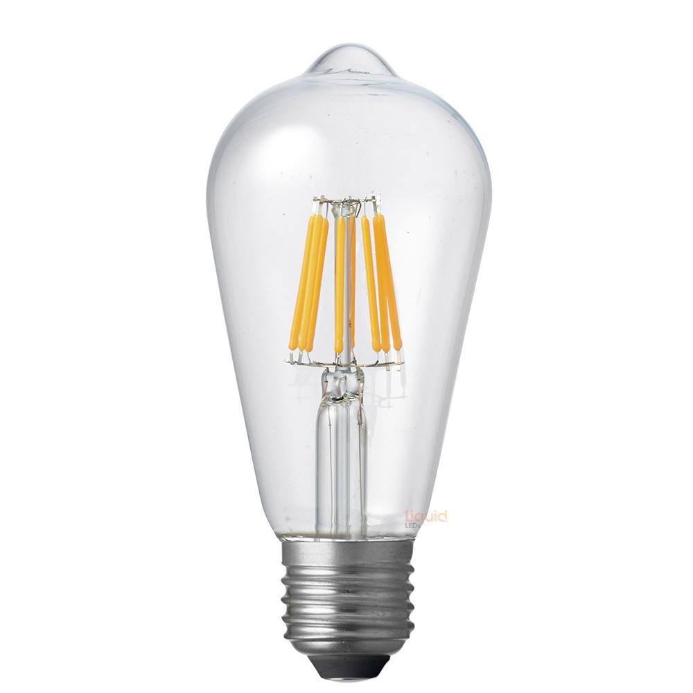 6W 12-24 Volt AC/DC Edison LED Bulb E27 in Extra Warm