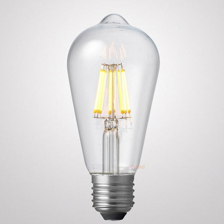 6W 12-24 Volt AC/DC Edison LED Light Bulb E27 in Extra Warm