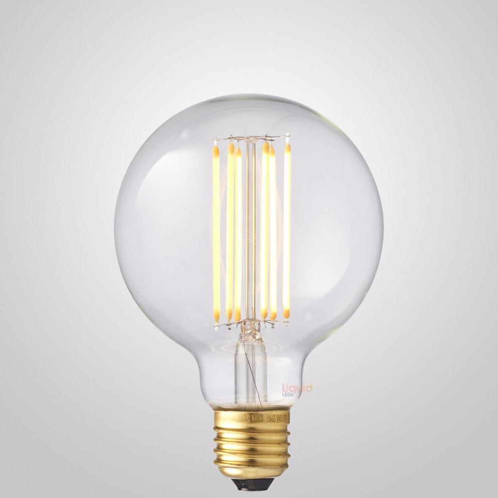 Ampoule E27 - Filament 6 Watts LED G95 dimmable - Deneoled