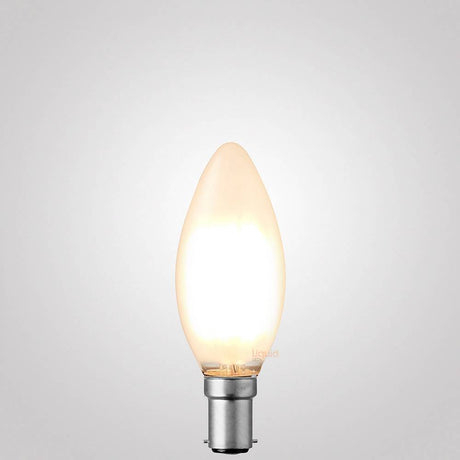 6W Candle LED Bulb B15 Frost in Warm White