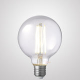 8W G95 LED Globe E27 Clear in Natural White
