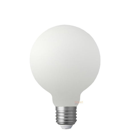 12W G95 Matte White Dimmable LED Globe (E27) in Warm White