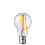 8W GLS LED Bulb B22 Clear in Natural White