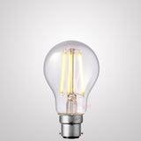 8W GLS LED Bulb B22 Clear in Warm White