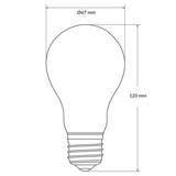A67 12W GLS Dimmable Light Bulb E27