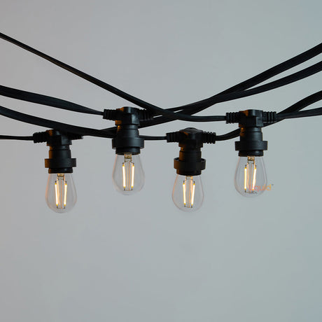 Dimmable Commercial LED Festoon String Lights 